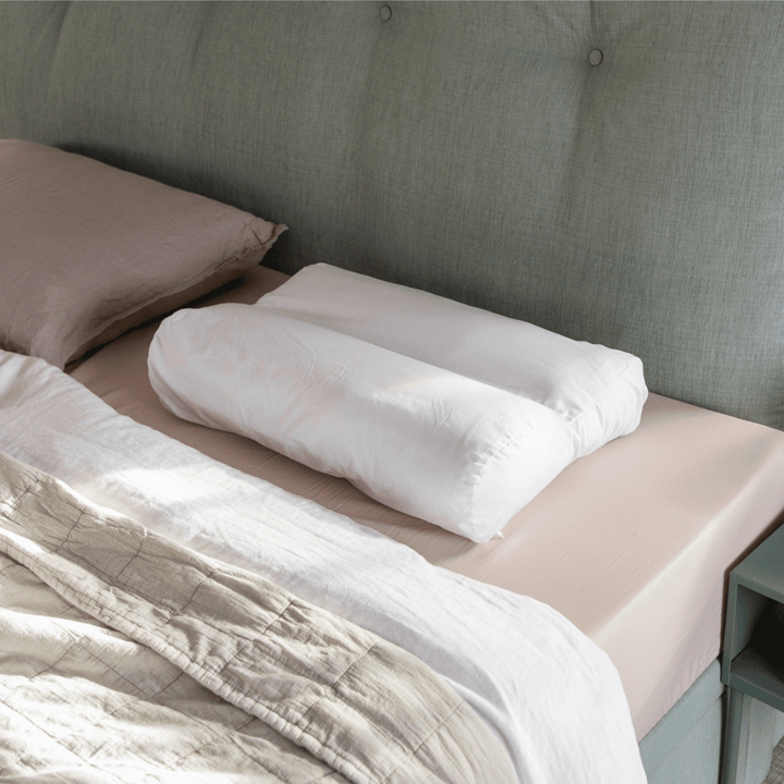 British Wool Contour Pillow - Natural, Anti-Allergy, Luxury Putnams Chemical free UK Best Wool pillow