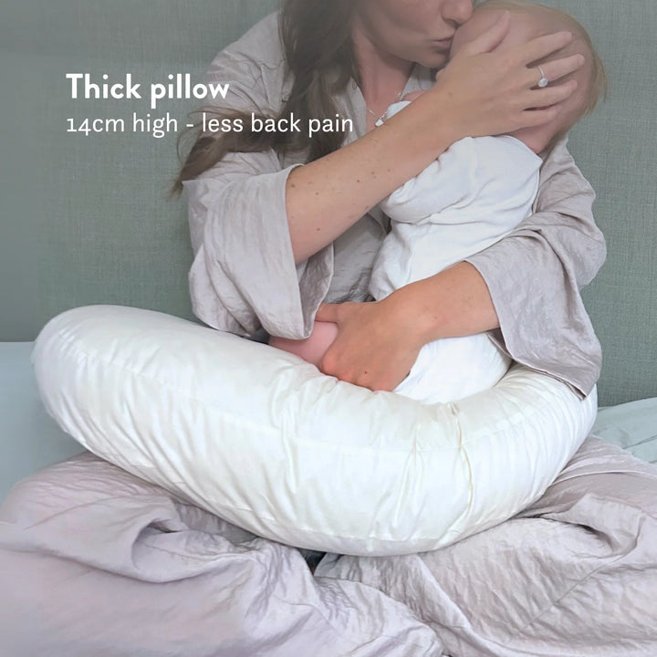 Organic Nursing Pillow - Bottle & Breastfeeding Pillow