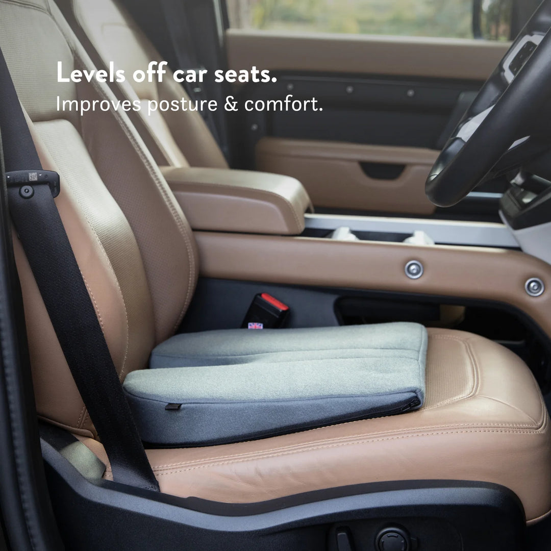 Car wedge cushion 8° Degree Sitting Wedge (3") with Coccyx Cut Out high density foam
