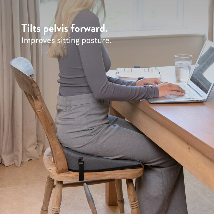 Car seat sitting wedge cushion office posture corrector with coccyx cut out 11° Degree Wedge Coccyx Cut Out - Putnams