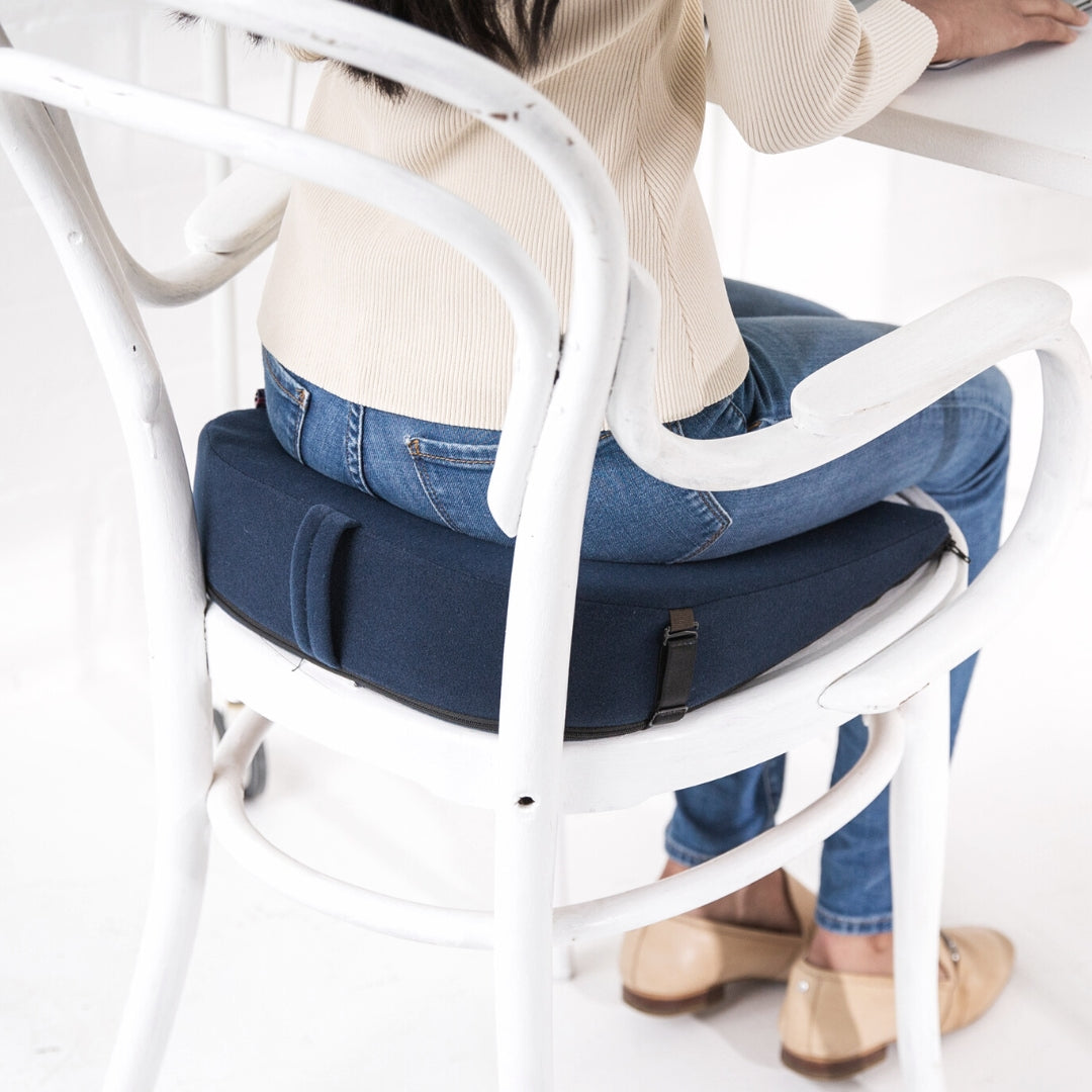 11 degree wedge sitting black blue grey beige sciatica back pain posture car seatputnams uk