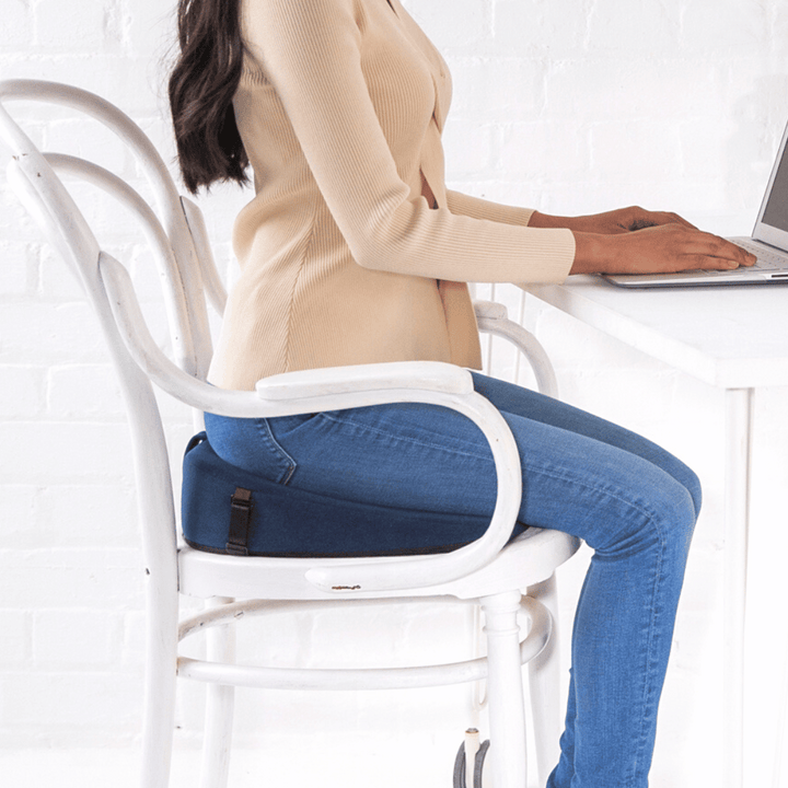 Car seat sitting wedge cushion office posture corrector with coccyx cut out 11° Degree Wedge Coccyx Cut Out - Putnams