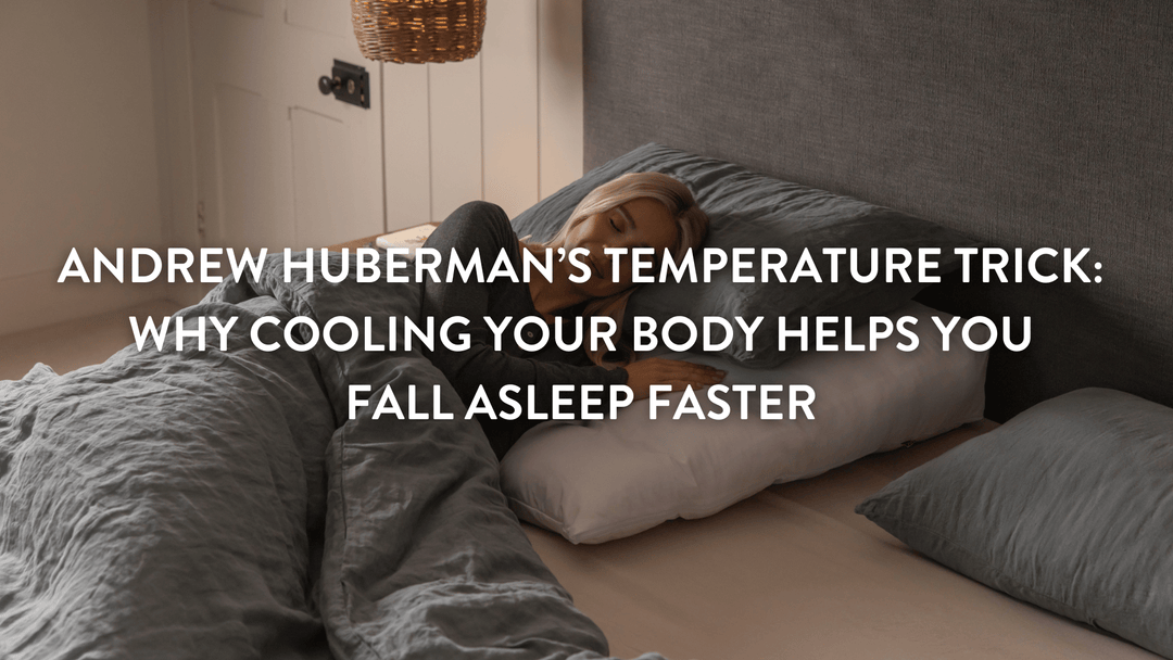 Person sleeping on an all natural Putnams bed mattress topper and pillow 