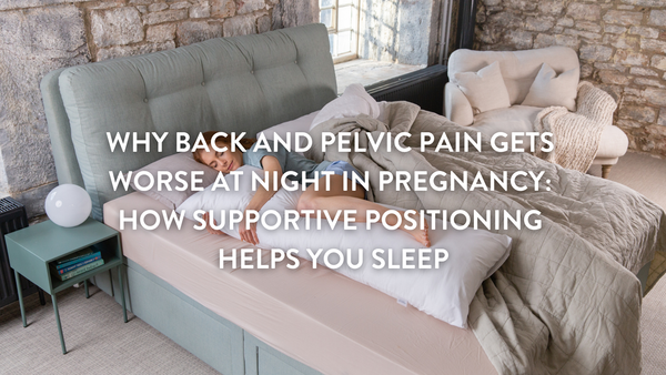 Person sleeping with the Extra Long Pregnancy Body Pillow from Putnams