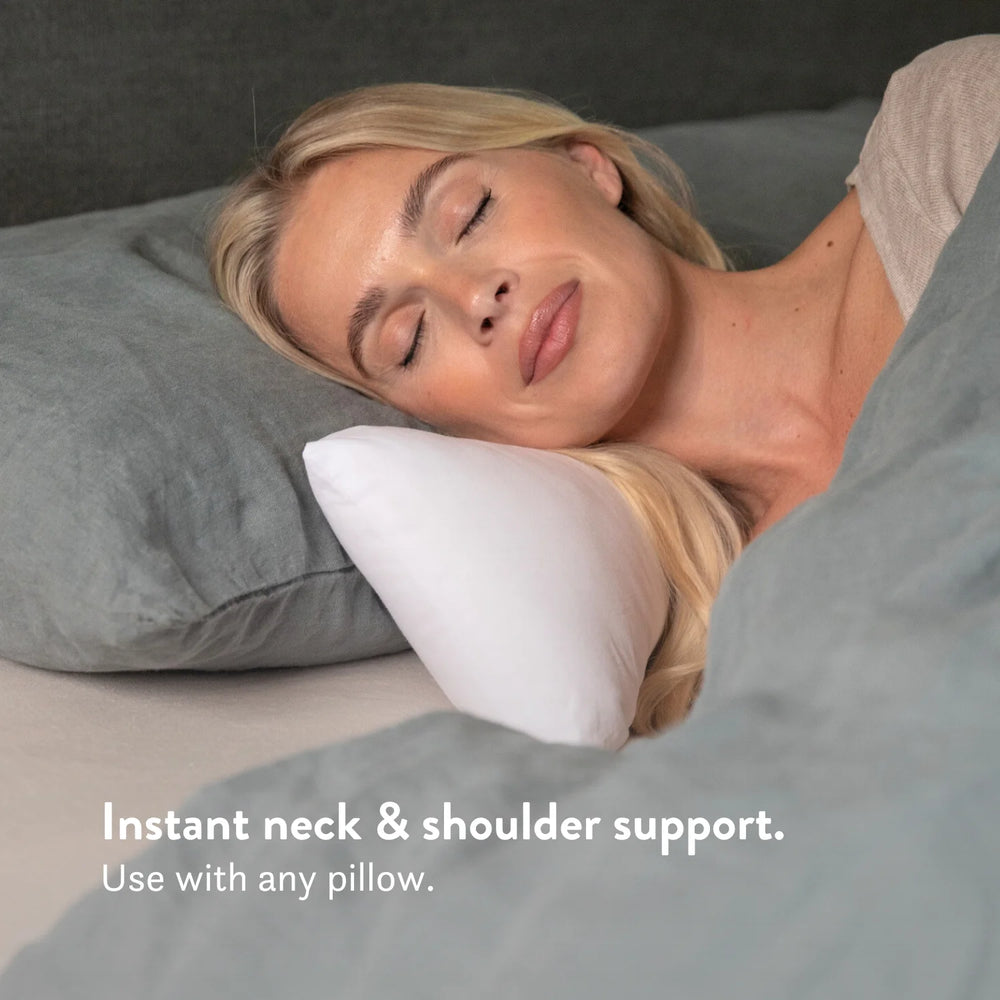 Butterfly Japanese style pillow small neck cushion Putnams UK sleep bed cushion wool buckwheat fibre 100% cotton
