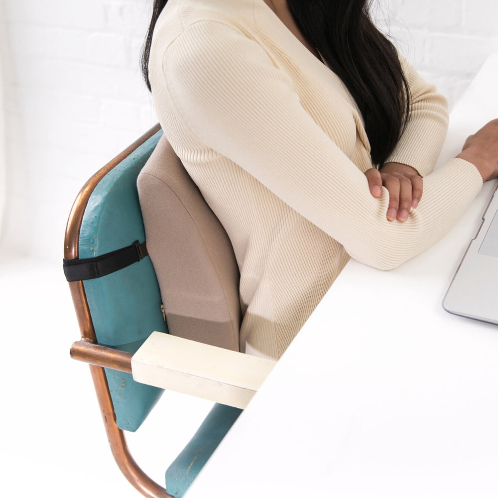 Large Backrest office home working pillow for back shoulder and neck pain - Putnams