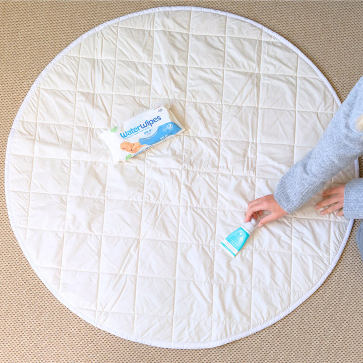 Organic Baby Playmat - 100% Cotton & Washable British Wool Plastic free circular