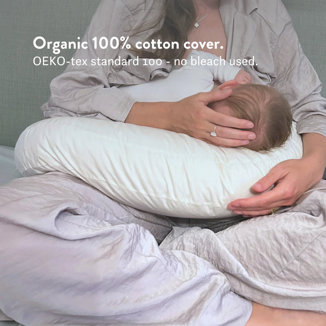 Organic Wool Nursing Pillow Cover Only