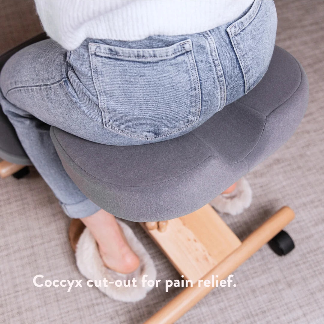 Coccyx Memory Foam Kneeling Chair - Putnams posture designer interiors