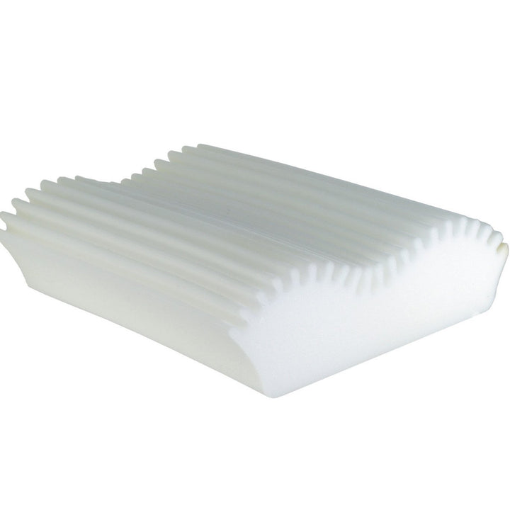 Wave Pillow - Putnams extra thick foam made in the uk one side higher than the other thicker